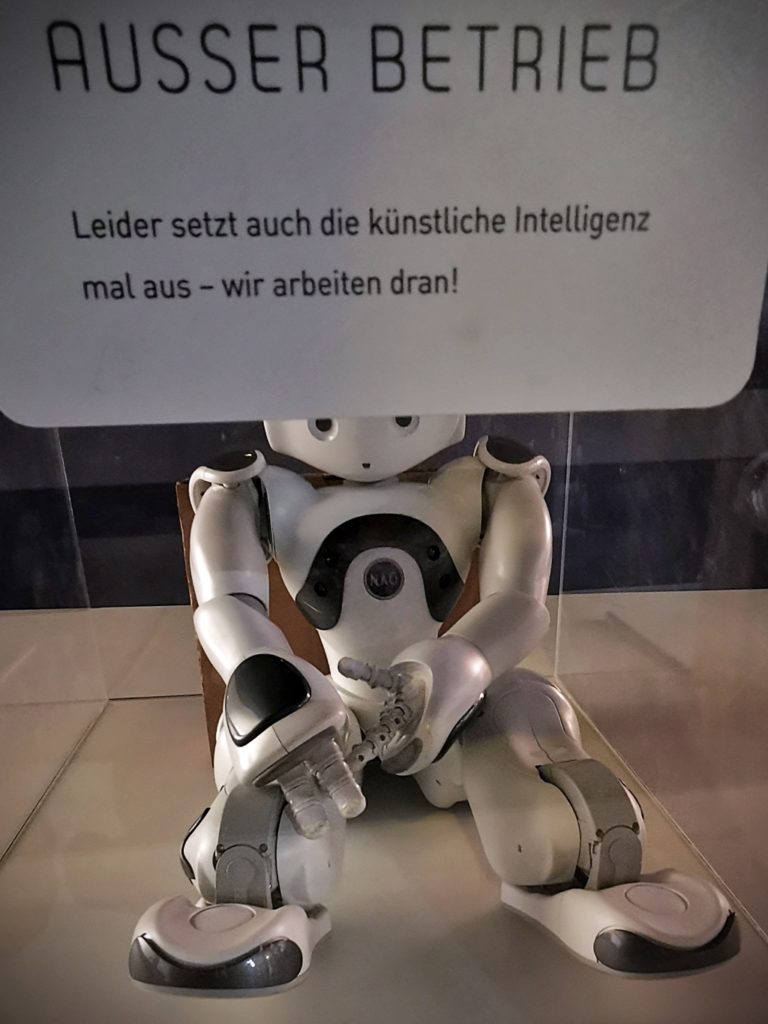 Ein Roboter macht Pause (Benanza Pix)