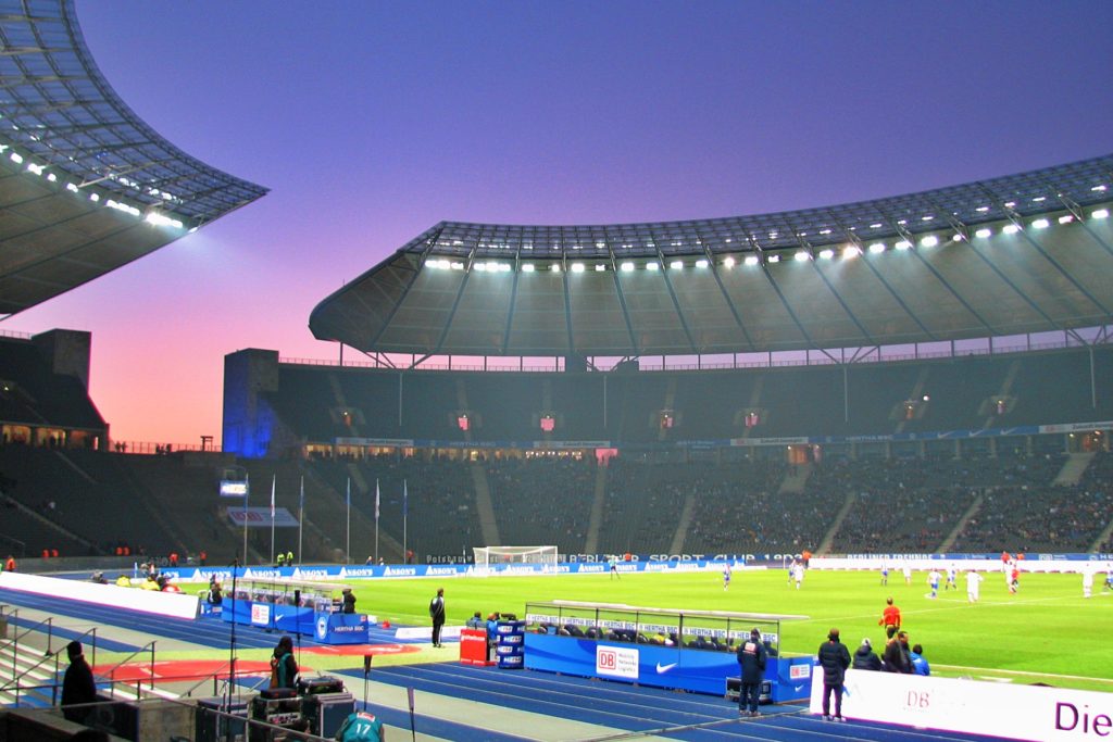 Olympia Stadion Berlin Flutlicht