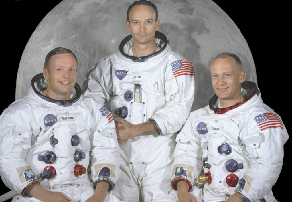 Neil Armstrong, Buzz Aldrin und Michael Collins