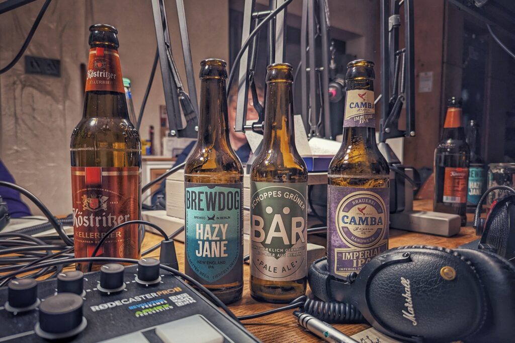 Podcast Bier und Medien - Voll in die Presse