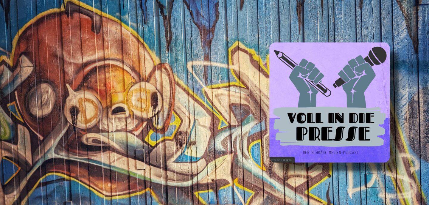 Podcast Cover Voll in die Presse Episode 80 Staffel 4