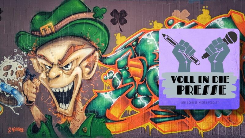 Podcast Cover Voll in die Presse Episode 86 Staffel 4 - Zoom Edition