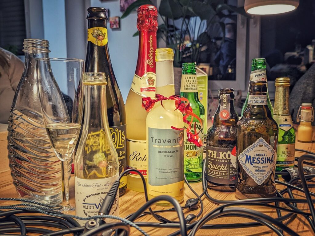 Podcast Bier Eierlikör Sekt und Medien - Voll in die Presse