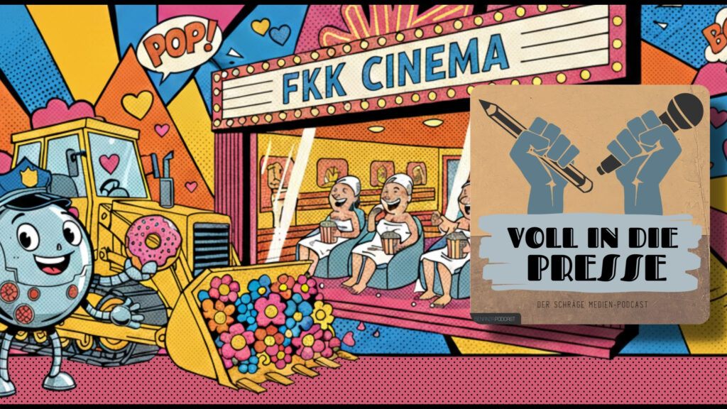 Podcast Cover Voll in die Presse Episode 110 Staffel 6